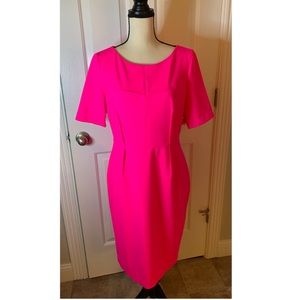 Early Production Antonio Melani Neon Pink Size 14 Dress